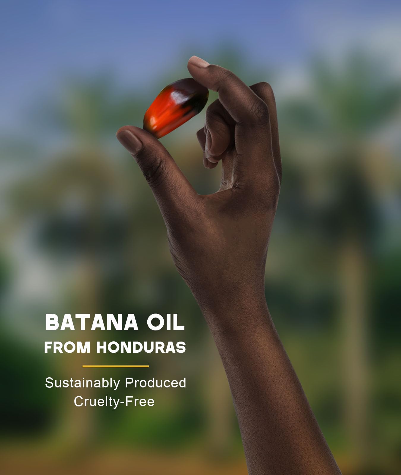 Batana Oil for Hair Growth, 100% Natural Pure Batana Oil Paste from Dr. Sebi Honduras, Prevents Hair Loss, Enhances Thickness, Organic Raw Batana Hair Mask for Women & Men (4.05 Oz)